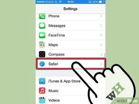 Bersihkan Cache Browser Anda di iPhone Langkah 2