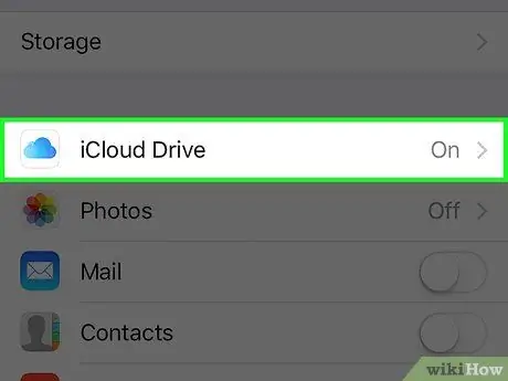 Tillad iCloud at bruge mobildata til overførsler på en iPhone Trin 4