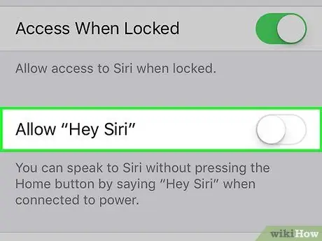 Lumpuhkan Siri Langkah 13