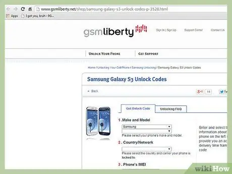 Samsung Galaxy Siii (S3) түгжээг тайлна уу 6 -р алхам