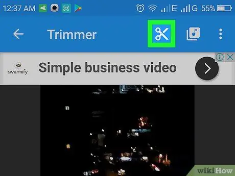 Przytnij wideo na Androidzie Krok 12