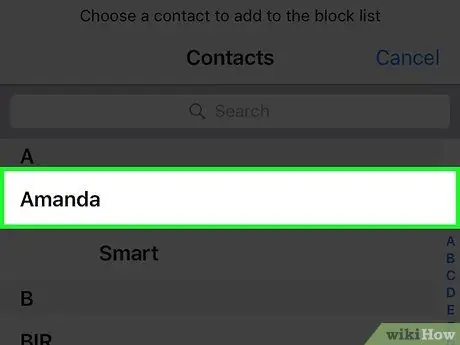 Bloquer un contact sur iPhone Étape 5