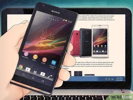 أخبر ما إذا كان هاتف Sony هو الأصل الخطوة 4