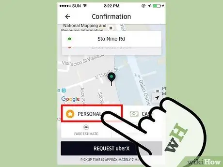 از کارت اعتباری با حساب های متعدد Uber استفاده کنید مرحله 13