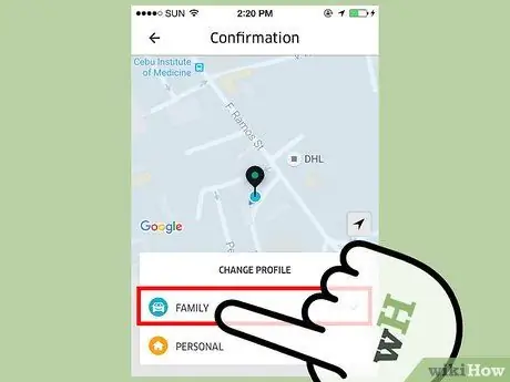 Use una tarjeta de crédito con varias cuentas Uber Paso 14