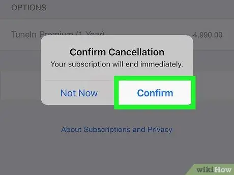 Kanselahin ang Mga Subscription sa iPhone Hakbang 10