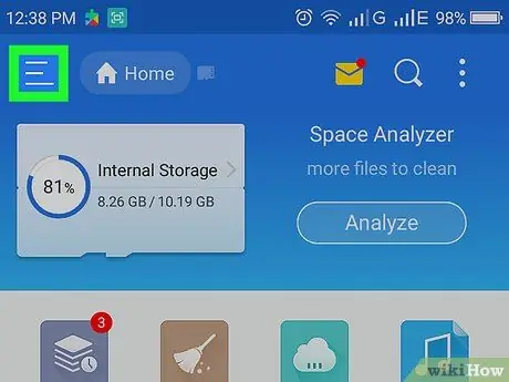 Brisanje datoteka na Androidu Korak 2