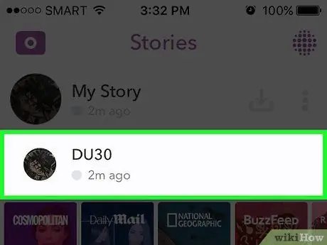 Tuma kwa Hadithi za Snapchat Hatua ya 10