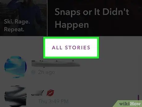 Postar nas histórias do Snapchat Etapa 11