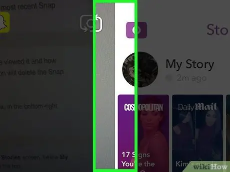 פרסם ב- Snapchat Stories שלב 12