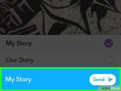 Publier sur Snapchat Stories Étape 7