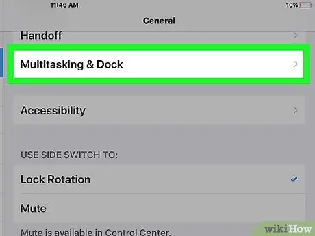 Enable and Disable Split Screen on an iPad Step 3