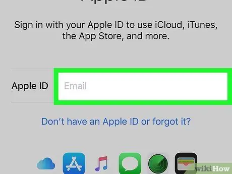 Log på iCloud Trin 4