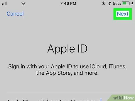 ลงชื่อเข้าใช้ iCloud ขั้นตอนที่6