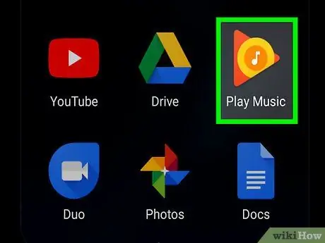 Módosítsa a Hangszínszabályozót a Google Play Zene alkalmazásban Androidon 1. lépés