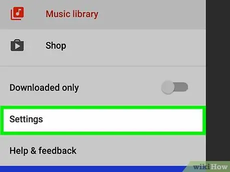 Ndryshoni Barazuesin në Muzikën Google Play në Android Hapi 3