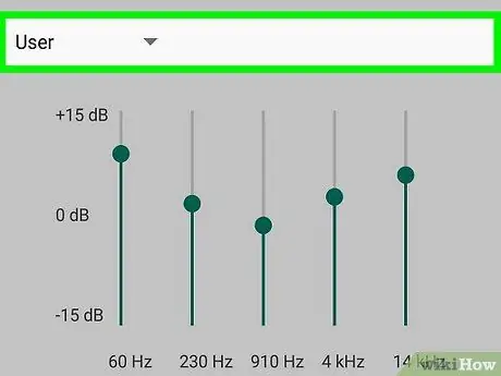 Alterar o equalizador no Google Play Música no Android, etapa 6