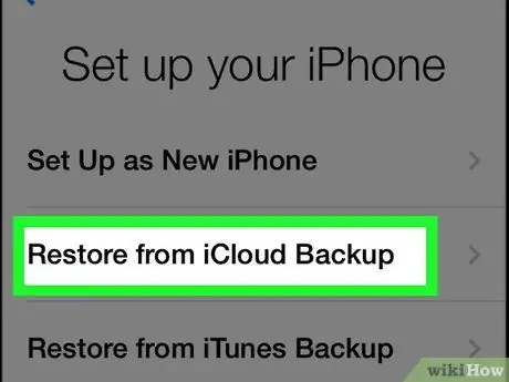 IPhone ን ከ iCloud ደረጃ 15 ይመልሱ