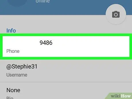 Baguhin ang Iyong Numero sa Telegram sa Android Hakbang 4