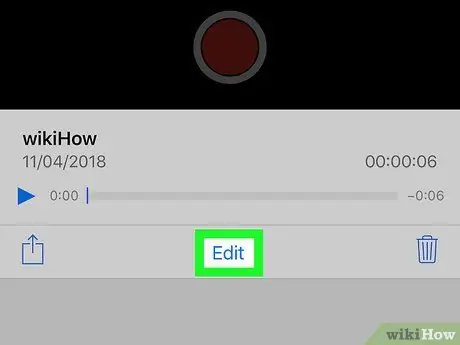 Chỉnh sửa bản ghi nhớ giọng nói trên iPhone hoặc iPad Bước 3