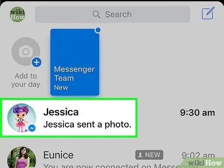 Simpan Foto di Facebook Messenger Langkah 3