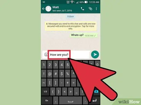 Texte barré sur WhatsApp Étape 15