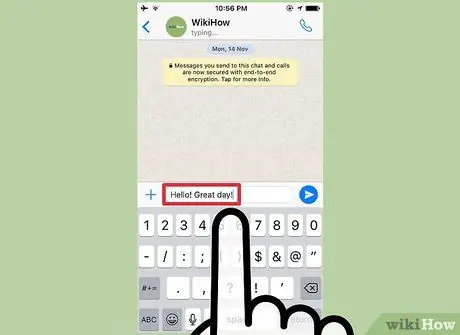 Διαδρομή κειμένου στο WhatsApp Βήμα 5