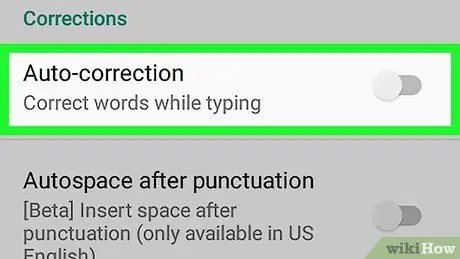 Turn Off Autocorrect Step 11