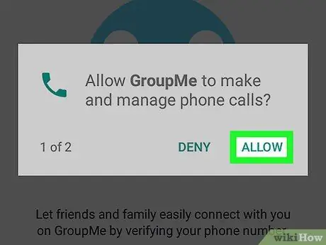 Zainstaluj Groupme na Androidzie Krok 17