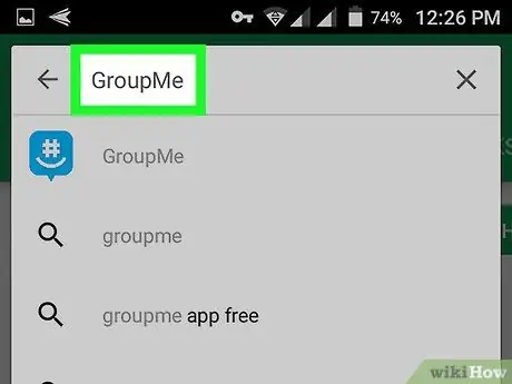 Installer Groupme på Android Trinn 3