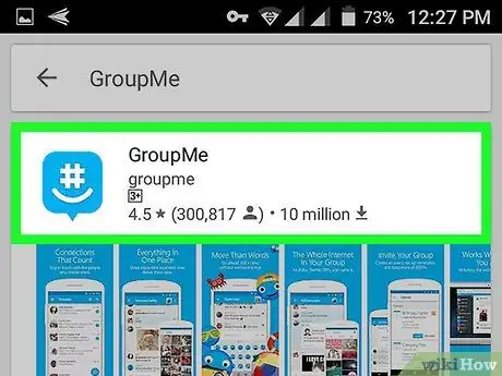 Εγκατάσταση Groupme στο Android Βήμα 5