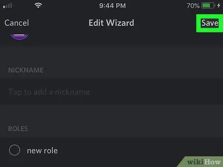 Dodaj bota do kanału Discord na iPhonie lub iPadzie Krok 17