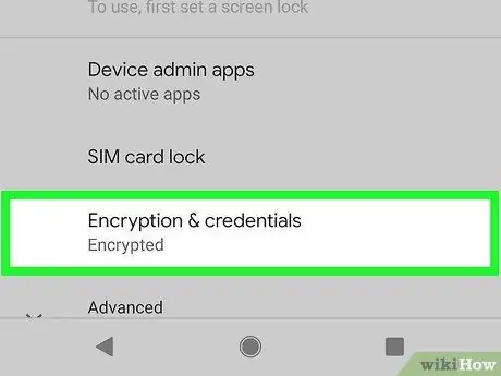 Erase Internal Storage on Android Step 1