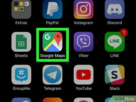 Pesquise nas proximidades no Google Maps no iPhone ou iPad Etapa 1