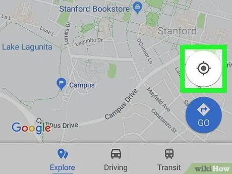 Atrodiet savu atrašanās vietu pakalpojumā Google Maps operētājsistēmā Android 7. darbība