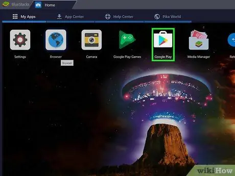 Instalējiet Android lietotnes Bluestacks 4. solī