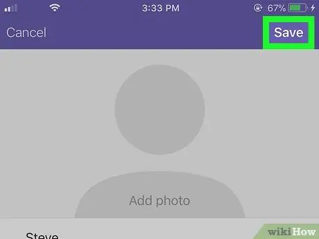 Blokir Seseorang di Viber di iPhone atau iPad Langkah 6