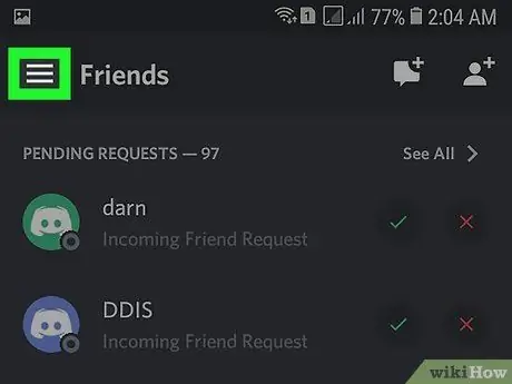 İnsanları Android 2. Adımda Bir Discord Sunucusuna Davet Edin