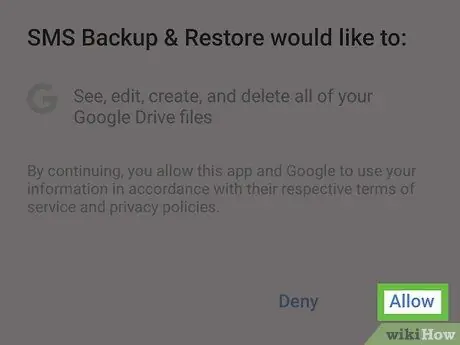 Mga Backup na Mensahe ng Teksto sa Android Hakbang 16