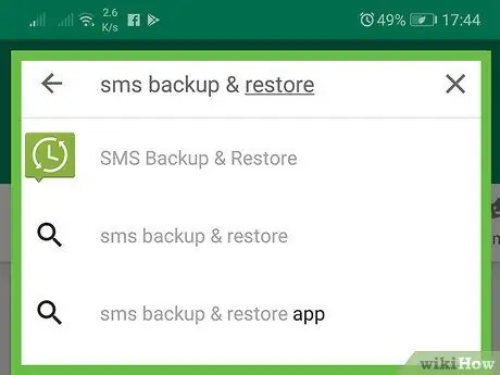 Backup Text Messages on Android Step 2