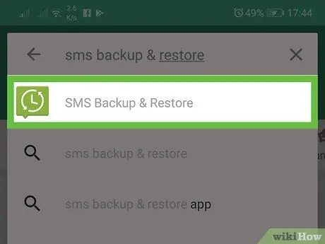 Mga Pag-backup ng Mga Mensahe sa Teksto sa Android Hakbang 3