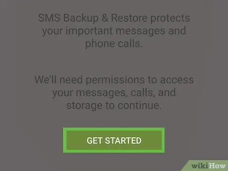 Backup de mensagens de texto no Android, etapa 6