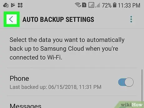 Få adgang til Samsung Cloud på Samsung Galaxy Step 7