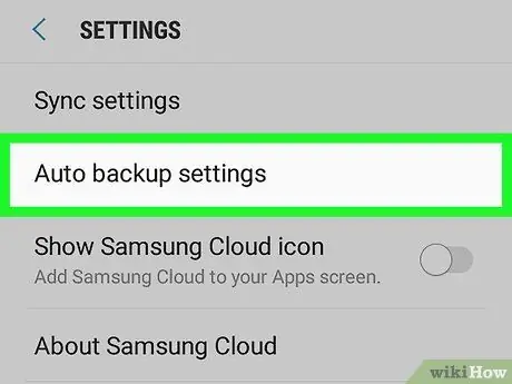 Akses Samsung Cloud pada Samsung Galaxy Langkah 6