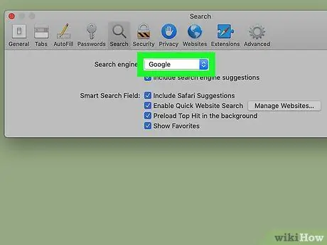 Pakeiskite „Safari“paieškos variklį 9 veiksmas