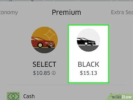 Выберите автомобиль Uber Шаг 9