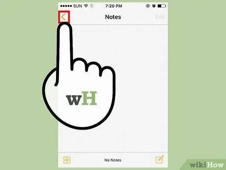 Надстройте iPhone Notes Стъпка 3