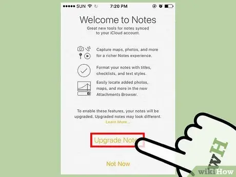 Actualitzeu l'iPhone Notes Pas 5