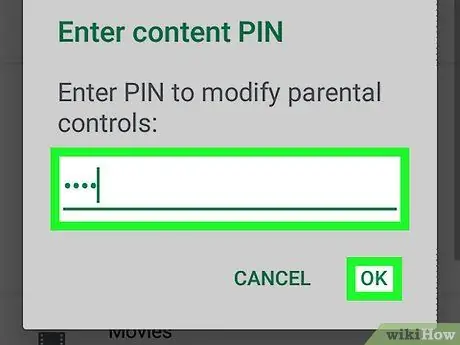 Disable Parental Controls on Android Step 6