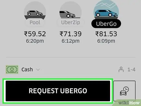 Uber 25 -qadamda joylashuvingizni baham ko'ring